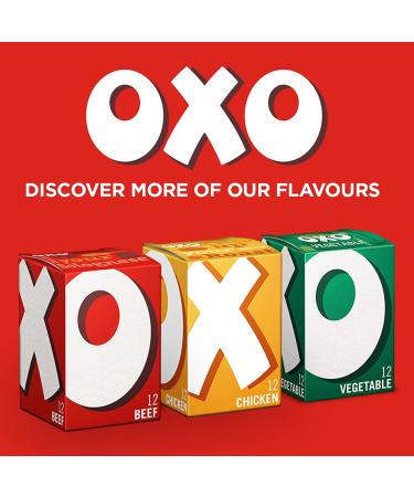 OXO 24 Beef Stock Cubes 142g - Made with Authentic Meat Juices - Pack of 1 - Buy Online on GoSupps.com