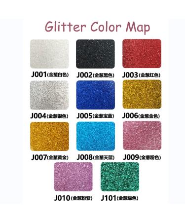 Guangyintong Glitter Silver HTV 12X 8ft Iron-On Transfer Vinyl Roll for T-Shirts - J4 Glitter Silver - Buy Online on GoSupps.com