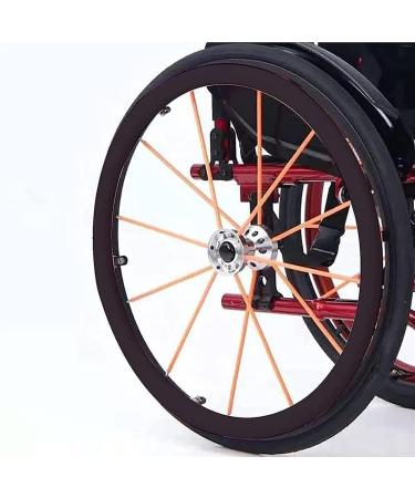 Wheelchair Handrim Covers 22/24Inch Silicone Non-Slip Wear-Resistant Wheelchair Push Rim Covers Wheelchair Rear Wheel Cover for Improve Grip and Traction (Color : 001 Size : 24in) 24in 001