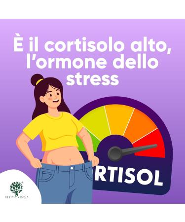  RedMoringa LOW CORTISOLO Phosphatidylserine 450 mg + Moringa Oleifera Organic | For Cortisol Lowering Stress Belly | Memory Supplement and Concentration | 150 Vegetable Capsules Made in Italy | - Buy Online on GoSupps.com