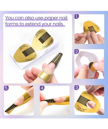 Skymore Nail Set - Gel Nail Extension with UV Color Gel & Overlack | 15ml Nude Nail Starter Kit for Easy Nail Art - Buy Online on GoSupps.com