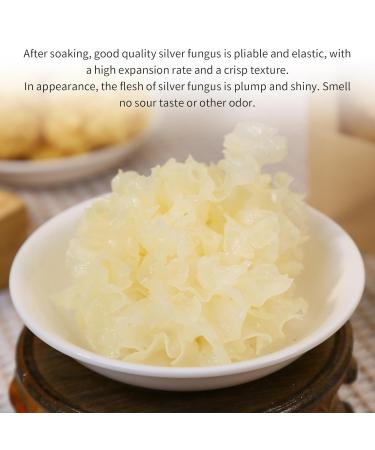 Wanhua Hall Dried White Fungus Snow Mushroom - 3.5oz (100g) | No Additives | Premium Quality - International Shipping Available - Buy Online on GoSupps.com