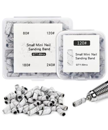 Professional Sanding Bands Nail Manicure 80/120/150/180/240Grit File Sand Piece Set For Nail Drill Bits Manicure Nail Sanding Bands Nail Sanding Bit - Buy Online on GoSupps.com