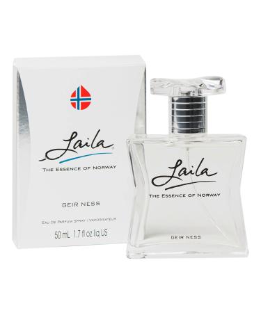 Geir Ness Laila Eau de Parfum Spray - Long Lasting Fresh Airy and Clean Fragrance for Women - Blend of Fruity and Floral Scent (1.7 oz) 1.7 Fl Oz (Pack of 1)