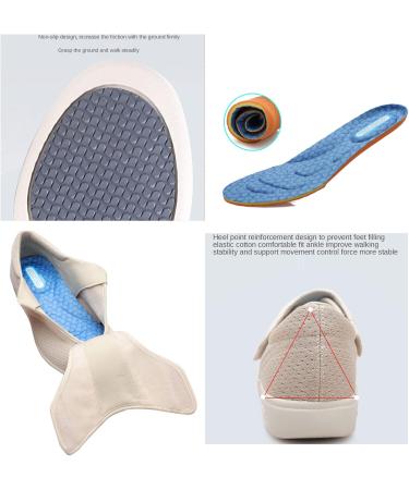 Pain Relief Unisex Diabetic Shoes | Adjustable Closures | Anti-Slip | Wide Feet | Grey 44EUR - Buy Online on GoSupps.com