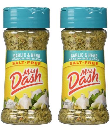 Mrs. Dash Garlic & Herb All Natural Seasoning Blend 2.5 oz - Pack of 2