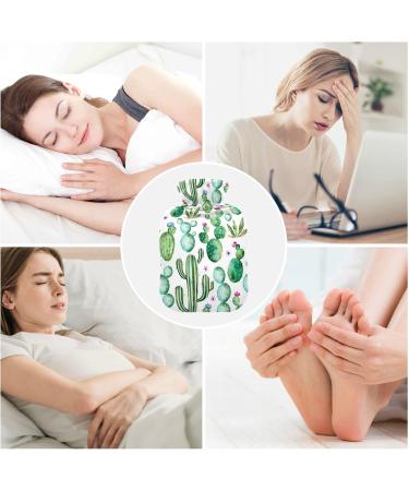 Cactus Succulent Hot Water Bottle with Cover | Pain Relief Hot Water Bag | 1L for Adults | International Shipping Available - Buy Online on GoSupps.com