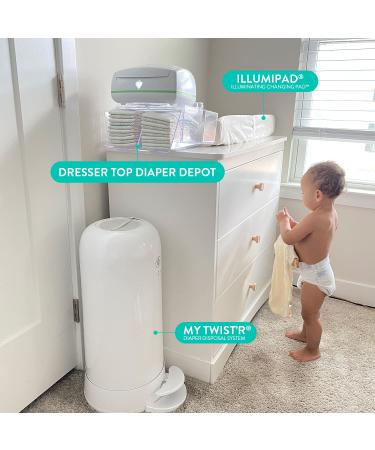 Prince Lionheart Warmies Wipes Warmer with Soft Glow Nightlight and 12 Cloth Wipes - Buy Online on GoSupps.com