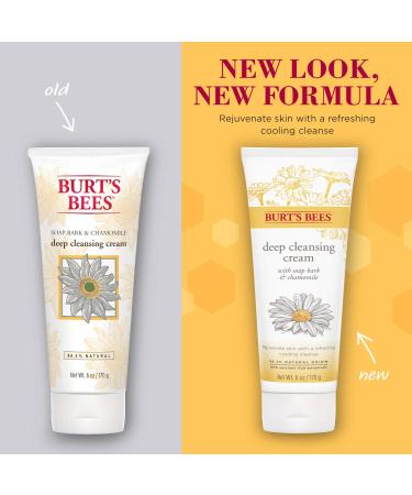 Burt's Bees Soap Bark & Chamomile Deep Cleansing Cream - 6 oz | Natural Skincare for All Skin Types | International Shipping Available - Buy Online on GoSupps.com