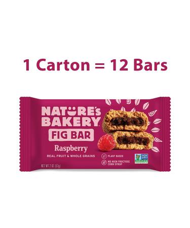 Nature's Bakery Whole Wheat Fig Bars - Raspberry | Vegan, Non-GMO Snack | 12 Twin Packs - Buy Online on GoSupps.com