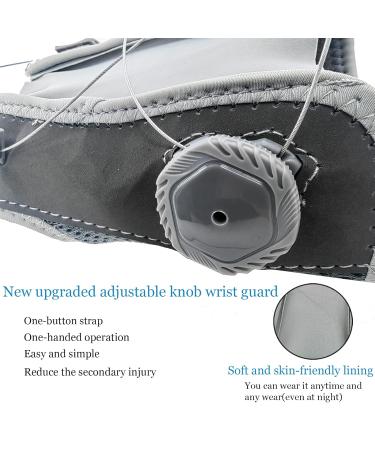 SONGQEE Carpal Tunnel Wrist Support Brace - Adjustable Wrist Splint for Arthritis, Tendonitis, Pain Relief - Left Hand Knob Design - Reduce Recovery Time - Men/Women (Black) - Buy Online on GoSupps.com