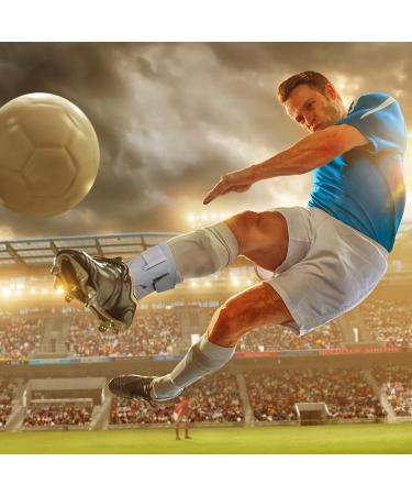 Ankle Support Brace XL - Side Stabilizers, Cross Fixing Belt - Sports Injury Recovery, Ankle Sprain Relief - Grey XL - Buy Online on GoSupps.com