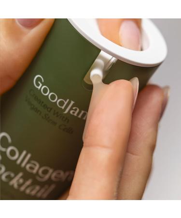GoodJanes Collagen Cocktail Boosting Serum with Vegan Collagen Vitamin C Niacinamide & Copper Peptides Plant-Based Stem Cell Treatment for Radiant Firm-Looking Skin 0.5 oz - Buy Online on GoSupps.com