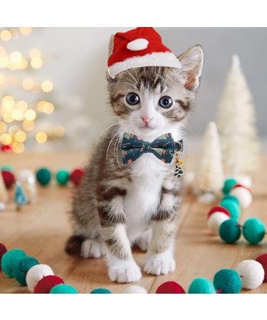 2 Pack Breakaway Christmas Cat Collars with Bow Tie - Red & Green - Buy Online on GoSupps.com