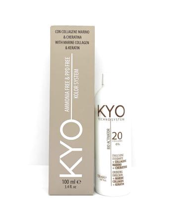 KYO Kyo Hair Color Ammonia-Free Hair Color 100 ml Enriched with Keratin and Marine Collagen (6.0 Dark Blonde)