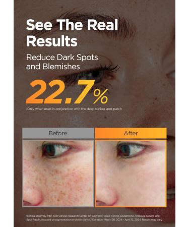 bewants Deep Toning Glutathione Ampoule Serum | Korean Skincare with Vitamin C & Calendula Extract Oil 1.01 fl.oz + 0.33 fl.oz (2 Pack) Glutathione Serum 2 Pack - Buy Online on GoSupps.com