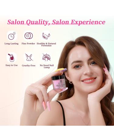 Saviland 31PCS Dip Powder Nail Kit Starter- Colorful Garden Series - 20 Colors Dipping Powder Set & 15ml Dip Powder Liquid Set - Manicure Tools Kit for Home DIY Nail Salon Prom A1 - Buy Online on GoSupps.com