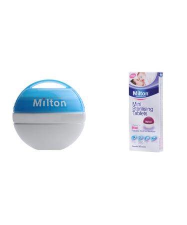 Milton Mini Soother Steriliser (Blue) (Steriliser + 50 Tablets)