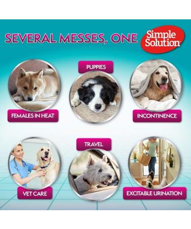 Simple Solution True Fit One-Way Dog Diapers for Bitches - Super Absorbent XS/Toys 12 Count | Best International Shipping - Buy Online on GoSupps.com