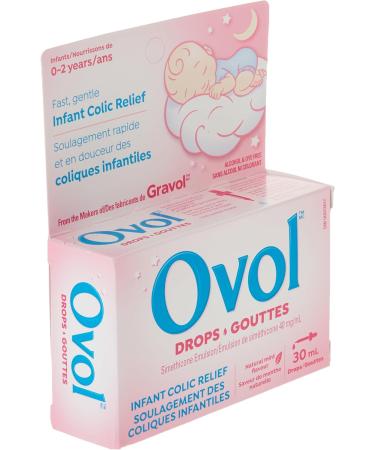 Ovol Drops - Fast Gentle Infant Colic Relief 30mL 30 ml (Pack of 1) - Buy Online on GoSupps.com