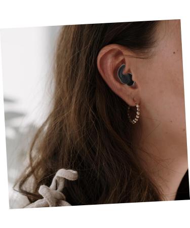 Buy Moldable Silicone Earplugs for Sleep & Study - Reusable Sound Insulation | Black - 1 Pair - Buy Online on GoSupps.com