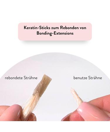 Hair2Heart Keratin Stick for Hair Extensions - Light Blonde - Easy Application & Maximum Hold - 1 Piece - Buy Online on GoSupps.com