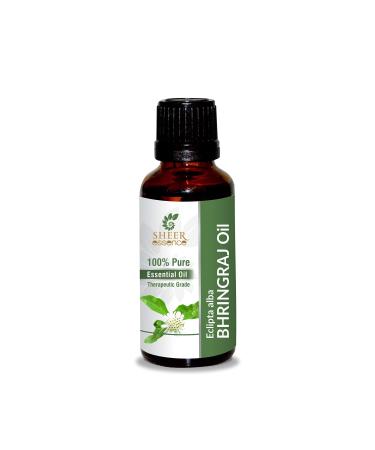 Bhringraj Oil -(Eclipta Alba)- 100% Pure Natural Undiluted Uncut Therapeutic Grade Oil 0.33 FL.OZ BHRINGRAJ OIL 10ML (0.33 FL.OZ)