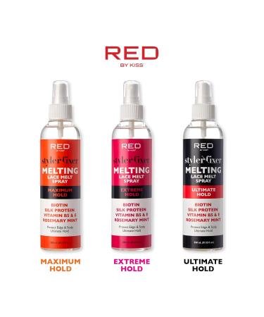 Kiss Lace Melting and Holding Spray - Strong Hair Adhesive for Wigs Glueless Front Lace Bond (Extreme Hold) - Buy Online on GoSupps.com