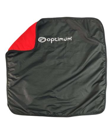 Optimum Swim Changing Mat - Effortlessly Change Out of Your Wet Suits Anywhere with Our Portable and Waterproof Changing Mat - One Size Black/Red