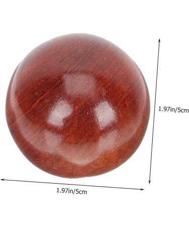 Fomiyes 4-Piece Wooden Health Balls - Muscle Massage & Fitness Training - Solid Wood Handball & Stress Relief - Buy Online on GoSupps.com