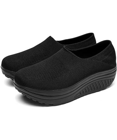 Shop Women's Fitness Shoes - Comfortable Barefoot Sneakers Flat Slippers & Diabetic Options in Black - Size 42 EU - Buy Online on GoSupps.com