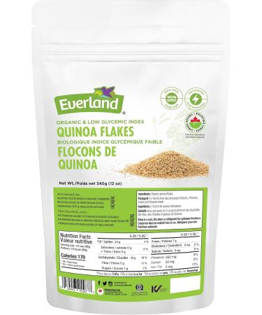 Everland Organic Quinoa Flakes 340gm - Buy Online on GoSupps.com