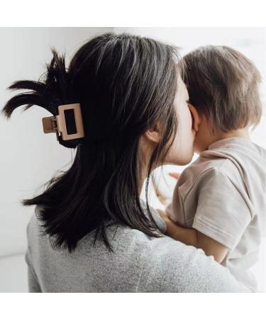 6Pcs Small Hair Claw Clips for Thin Hair - 2 Inch Non-Slip Strong Hold, Neutral Colors - Perfect Valentine Gift for Women and Girls - Buy Online on GoSupps.com