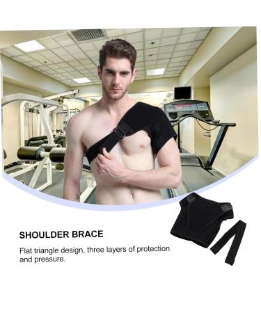 Buy NOLITOY Adjustable Shoulder Pads & Brace | Sports Compression Shoulder Sling for Basketball & Fitness - International Shipping Available - Buy Online on GoSupps.com