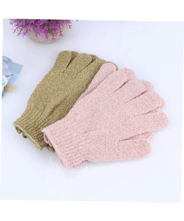 GLEAVI Body Brush Glove | Exfoliating Bath Gloves - 2 Pairs for Ultimate Scrubbing & Back Massage - Buy Online on GoSupps.com