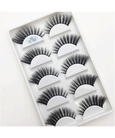 UAMOU 10/50 Boxes 5 Pairs 3D Mink False Eyelashes Hair Natural Cross Long Messy Makeup Fake Eye Lashes Extension Make Up Faux Cils Cheerfully (Color : 5Pairs H 09 Size : 10Boxes 50Pairs) - Buy Online on GoSupps.com