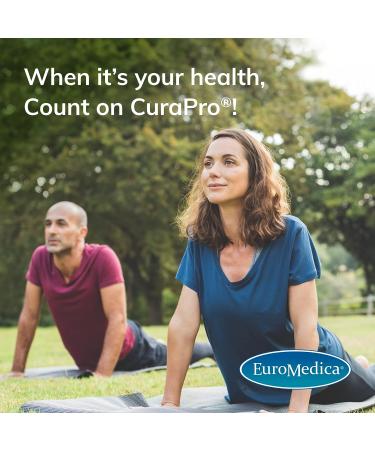 Euromedica CuraPro 375mg - High Potency Turmeric Curcumin Supplement - 60 Softgels - Buy Online on GoSupps.com