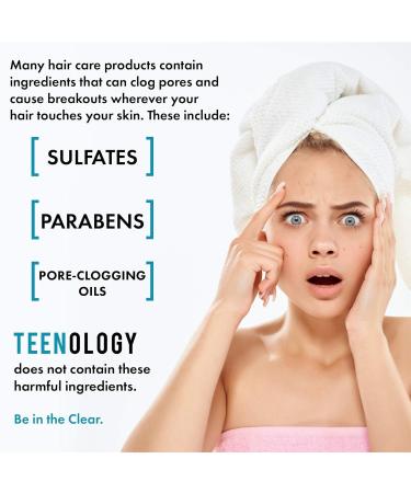 Teenology Body Wash for Teens | Acne & Breakout Prevention | Sulfate & Paraben Free | Natural Papaya Extract - Buy Online on GoSupps.com