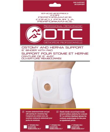 Buy OTC Ostomy Abdominal Binder - Stoma Support & Hernia Colostomy - Large with 6 Belt & 3 Opening Pad - Buy Online on GoSupps.com