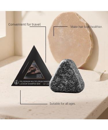 BRVLY Polygonum Multiflorum Shampoo Black Hair Soap AntiHair Loss & Thickening for Thinning Hair Shampoo & Conditioner Bar for Older Women Deep Cleansing for Scalp 5 - Buy Online on GoSupps.com