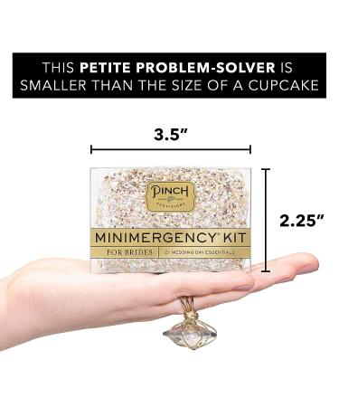 Pinch Provisions Brides Minimergency Kit - Pink Diamond: 21 Essential Wedding Day Items in Compact Zipper Pouch - Buy Online on GoSupps.com