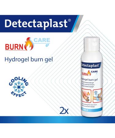 Detecta Plast Fire & Wound Gel for Burns (118ml 2 Pieces) - Cooling Hydrogel Fire Ointment - Water-Based Gel for Effective Burn Relief - Buy Online on GoSupps.com