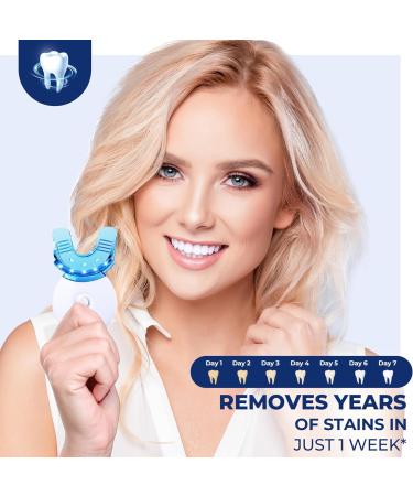 Celakeety Teeth Whitening Kit: Pap Teeth Whitener for Sensitive Teeth- Professional Tooth Whitening Kit Dental Tools with Mouth Tray 6 Teeth Whitening Gels 2 Desensitizing Gels and Storage Case - Buy Online on GoSupps.com