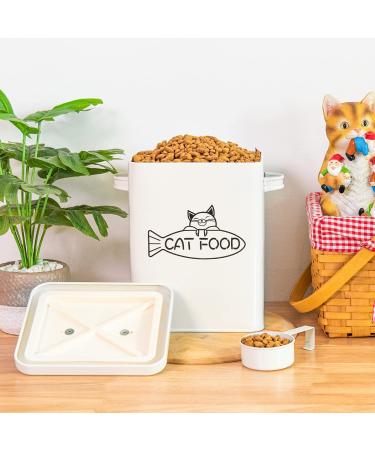 Vumdua Farmhouse Pet Food Storage Container Set - Airtight, Durable, With Scoop | Perfect Gift for Pet Owners - Buy Online on GoSupps.com