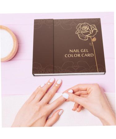 Mikinona 120 Nail Display Color Card Paint Sample Cards Nail Book Nail Art Display Book Nail Polish Color Chart Nail Display Book Nail Gel Polish Nail Tips Color Chart Hair Paper Coating - Buy Online on GoSupps.com