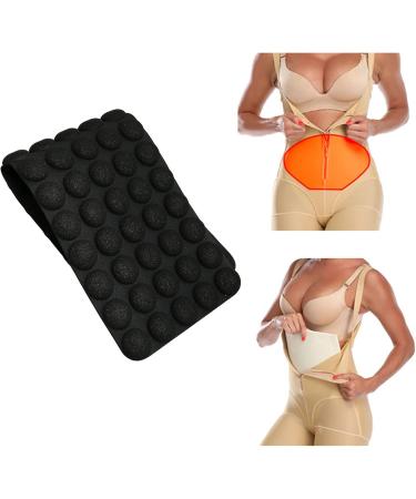 Abdominal Compression Board for Post-Surgery Liposuction | Flexible Belly Flattening Foam Protector for Women (Black - Buy Online on GoSupps.com