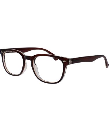 5-Pack Brown Black Gray Sun Reader Reading Glasses for Men & Women - RRRRS14-212T72.50 +2.50 Diopters - Buy Online on GoSupps.com