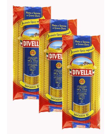 Divella Mafaldine N81 Dried Pasta 1.5kg (3 x 500g)