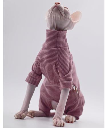 Hairless Cat Clothes Four-Legged Velvet Warm Soft Autumn and Winter Cat Apparel for Sphynx Cat Devon Rex Cat Cornish (X-Large) XL - Buy Online on GoSupps.com