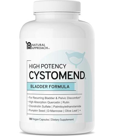 CYSTOMEND 180 Capsules | Maximum Strength for Bladder Pain and Urinary Tract Dysfunction | Provides Support to The Bladder Gag Layer and Wall | Supports IC and Bladder Pain Relief